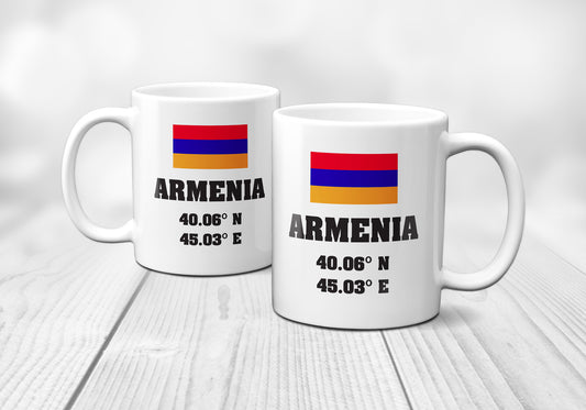 Armenia Laitutude Longitude Mug