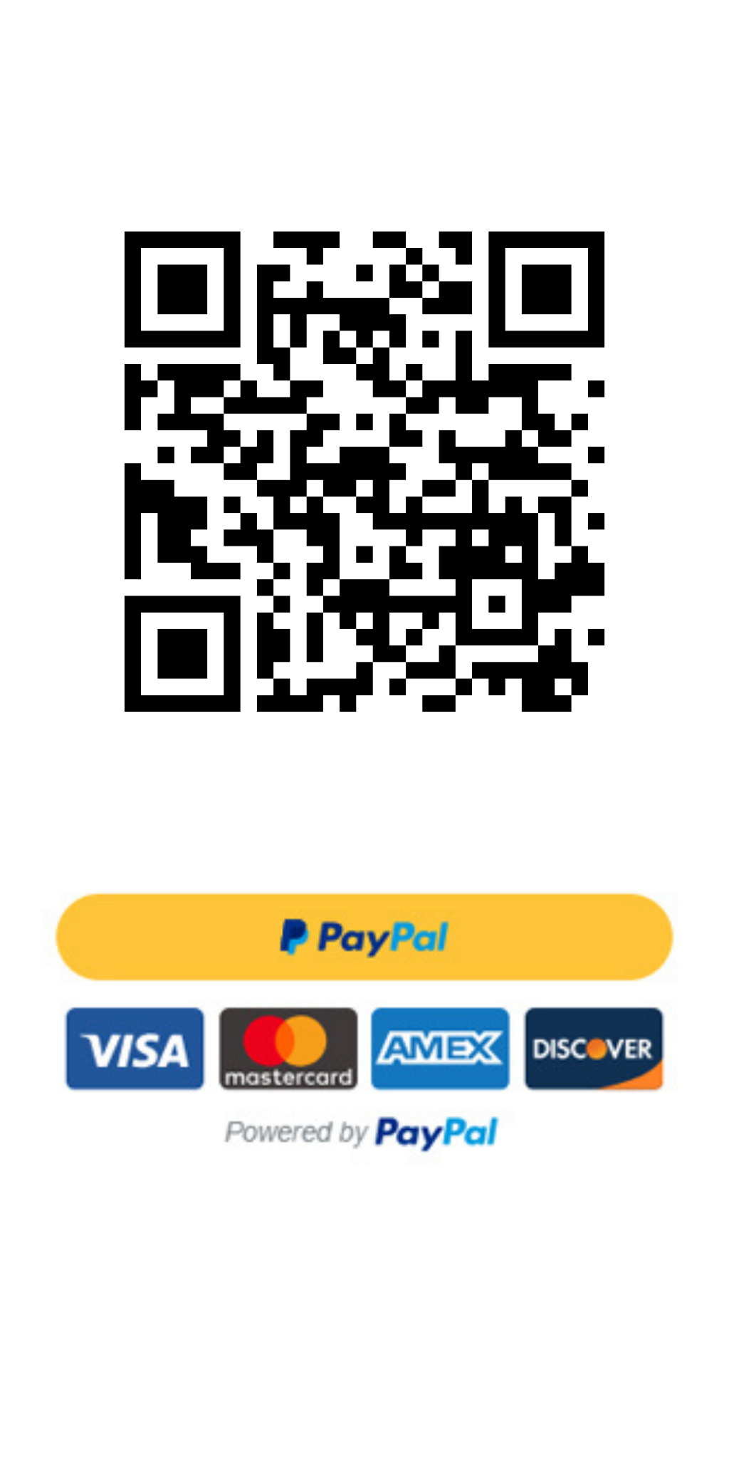 PayPal QR code for Mug Plus One